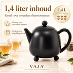 Vaja Lara Dubbelwandige Theepot 1,4 liter