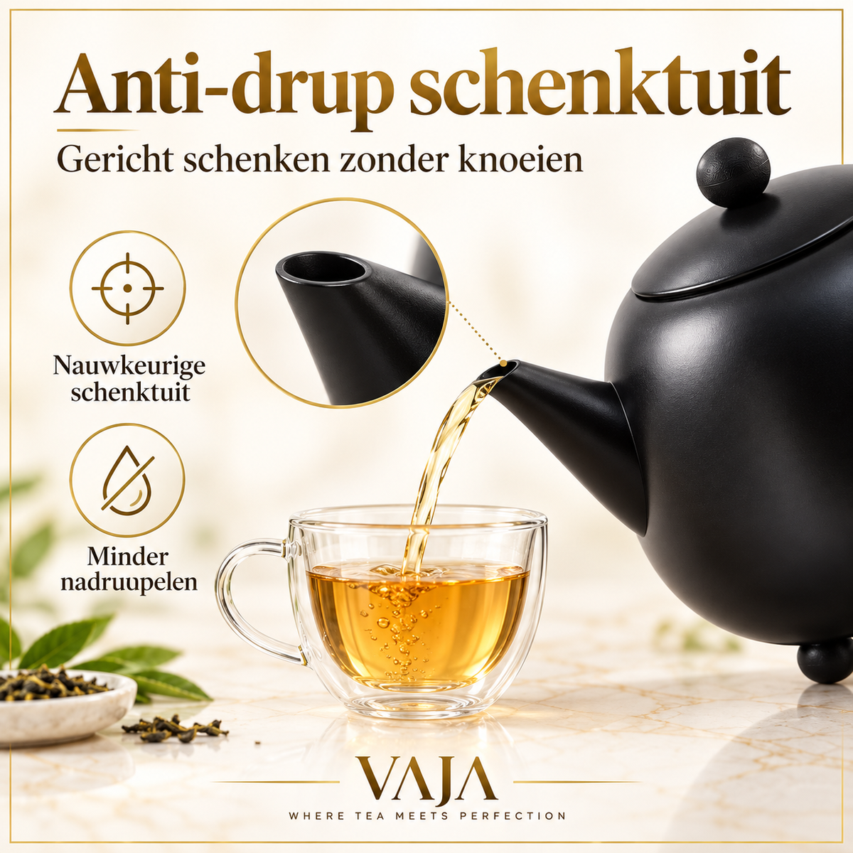 Vaja Lara Dubbelwandige Theepot 1,4 liter