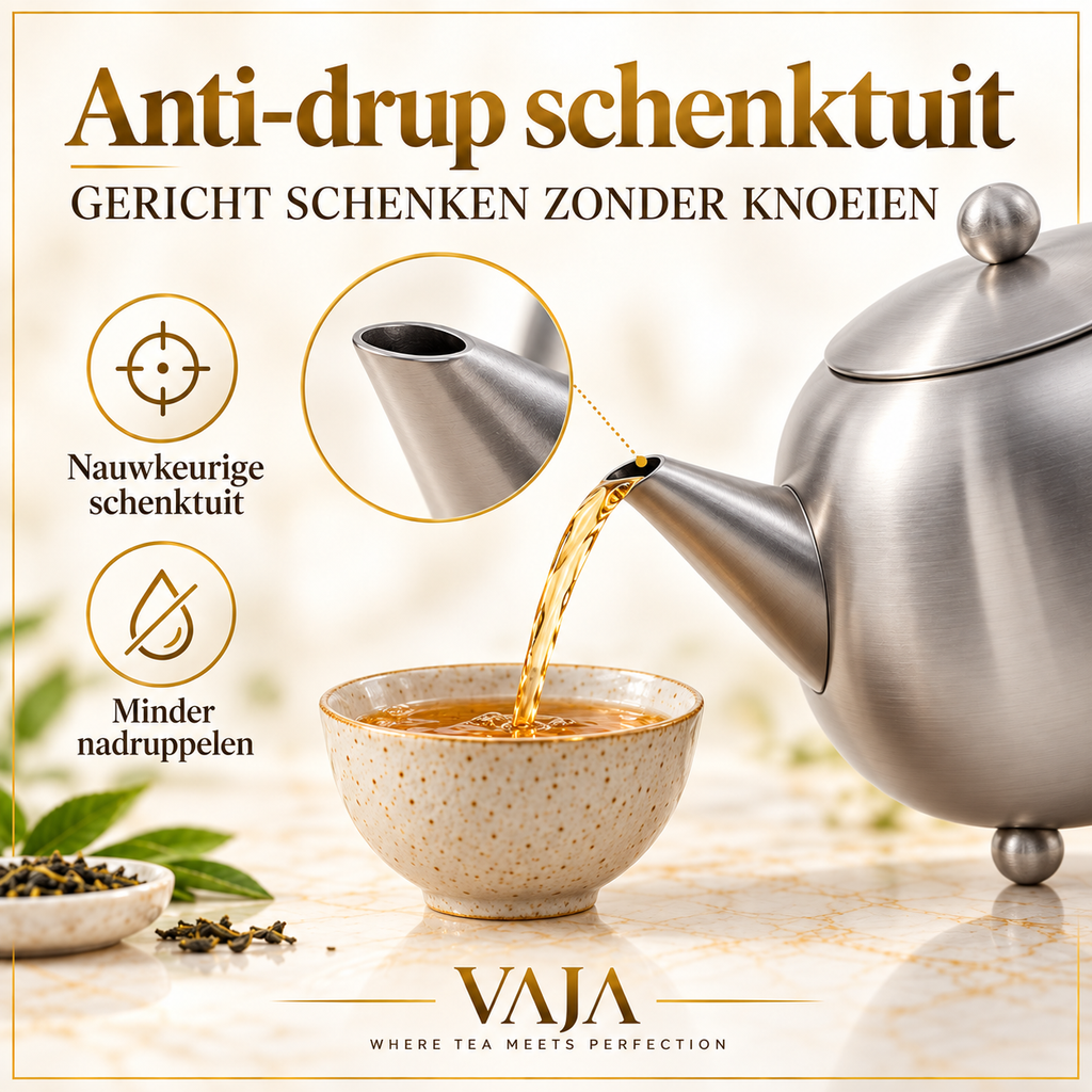 Vaja Lara Dubbelwandige Theepot 1,4 liter