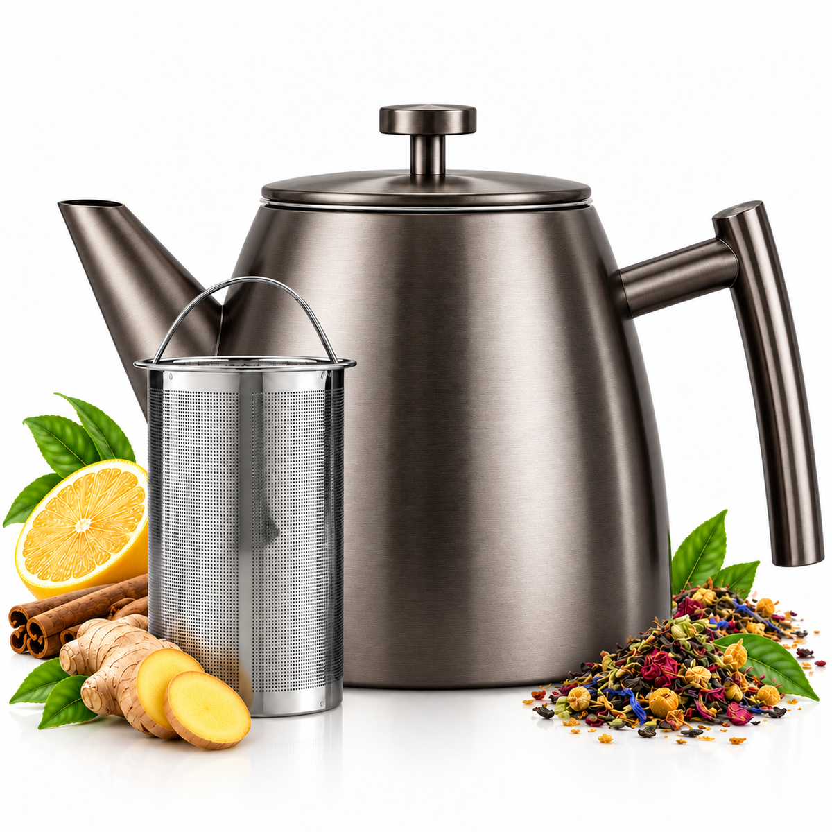 Vaja Juliette Dubbelwandige Theepot 1,2 liter